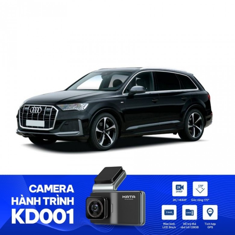 Lắp Camera Hành Trình KD001 Cho Audi Q7